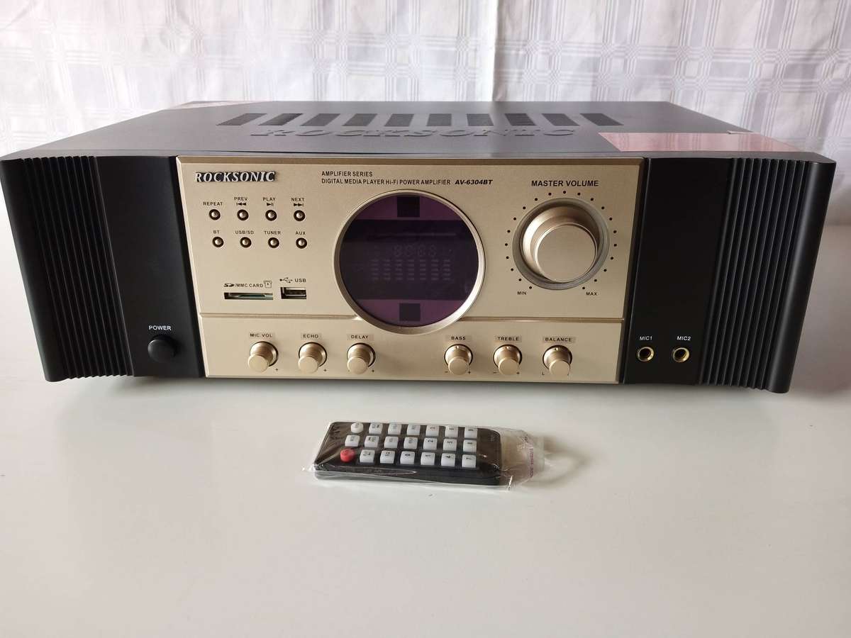 Rocksonic AV 6304BT Stereo Amplifier