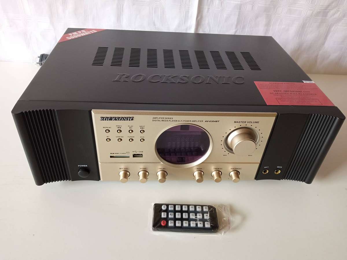 Rocksonic AV 6304BT Stereo Amplifier