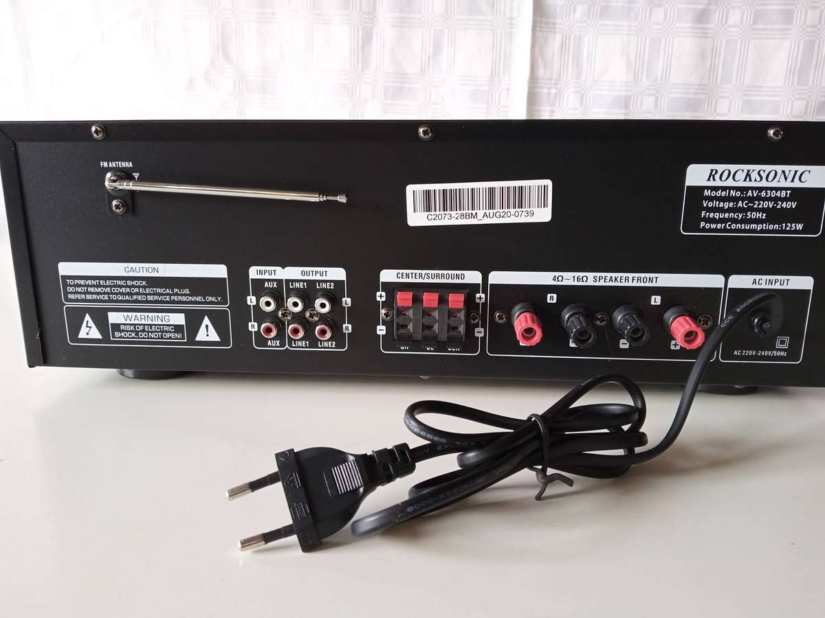 Rocksonic AV 6304BT Stereo Amplifier