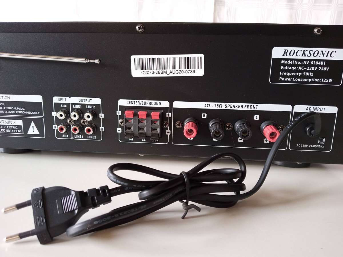 Rocksonic AV 6304BT Stereo Amplifier