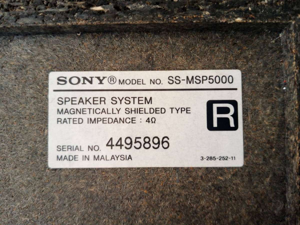 Sony MS MSP5000 Speakers