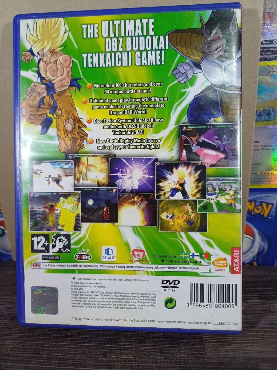 Playstation 2 Dragon Ball Z Budukai Tenkaichi game combo
