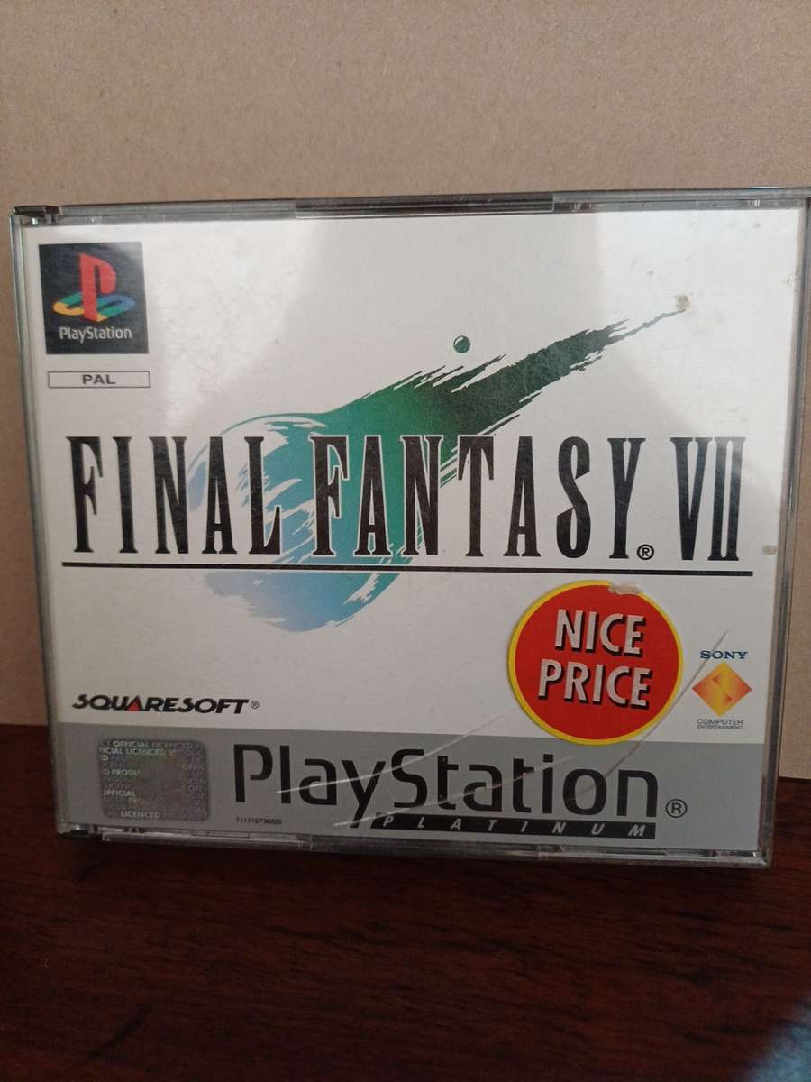 Playstation 1 Final Fantasy 7 game