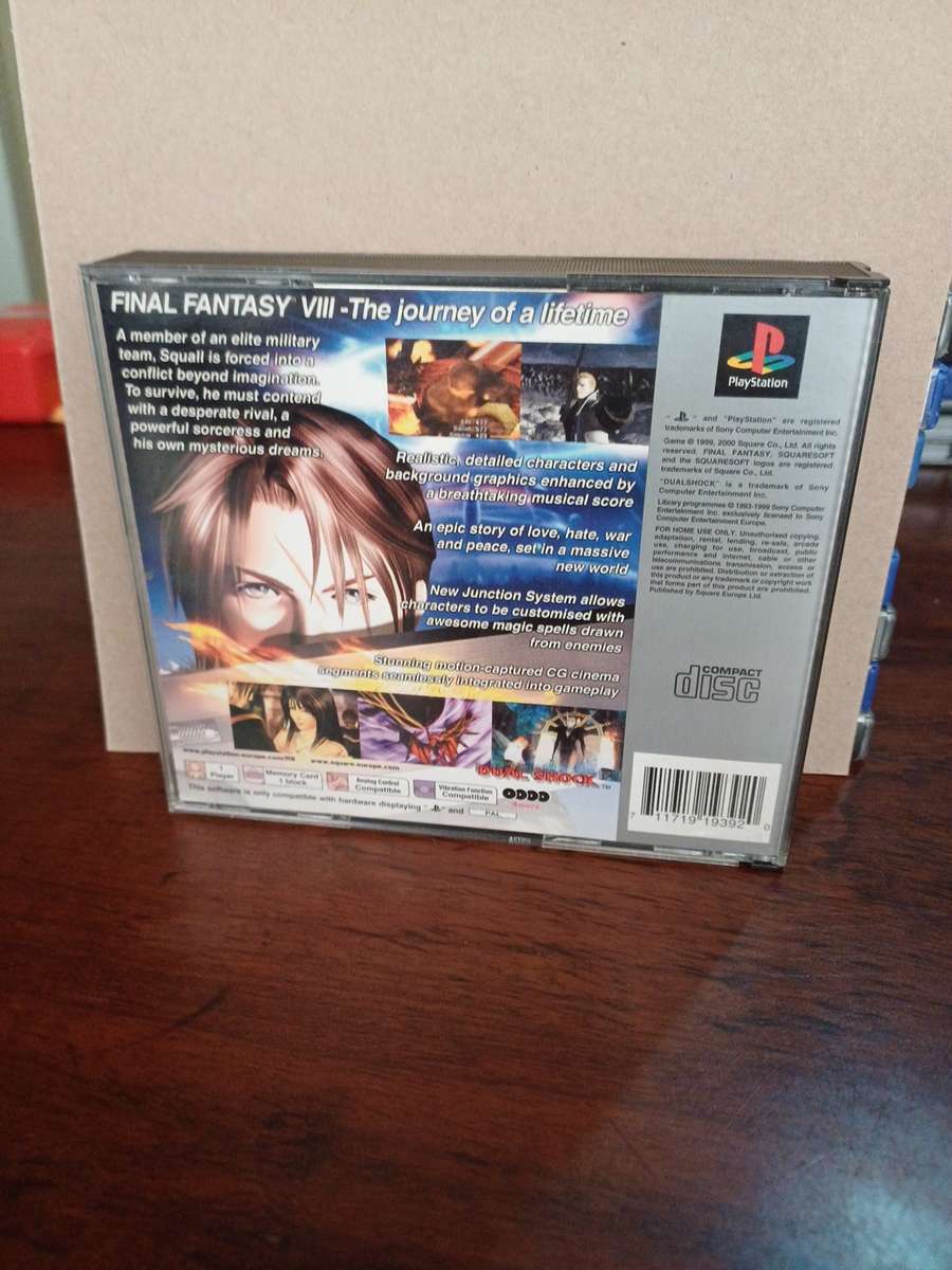 Playstation 1 Final Fantasy 8 game