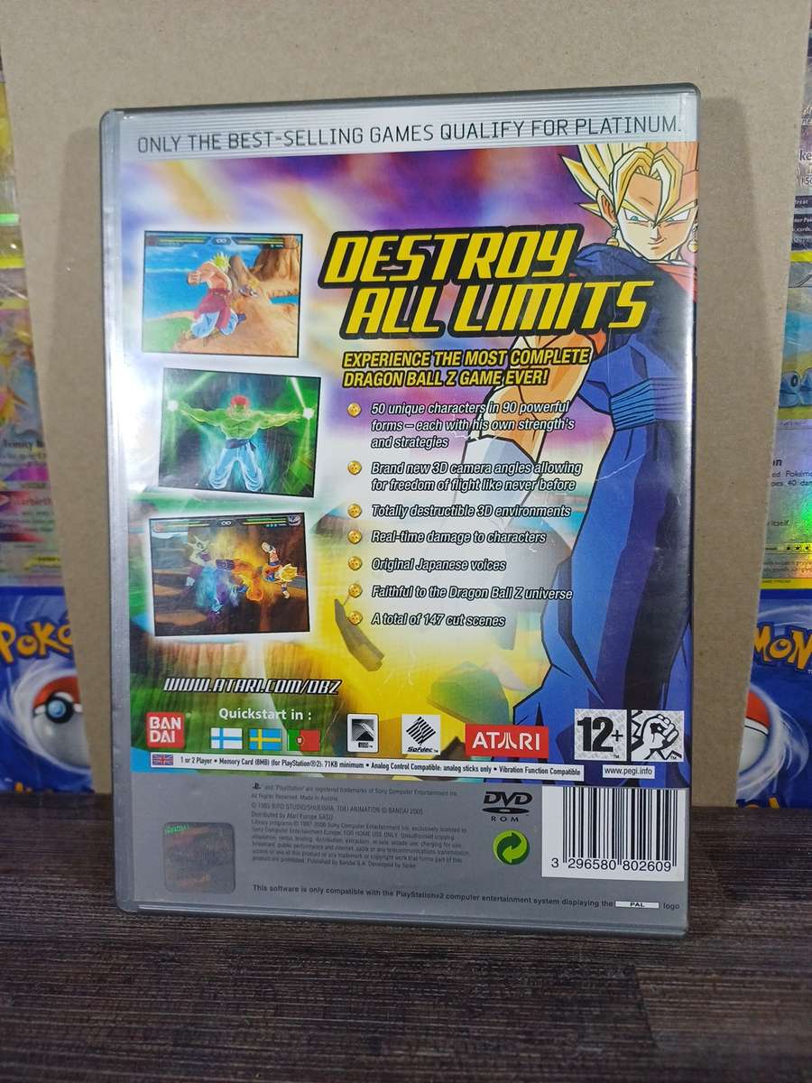 Playstation 2 Dragon Ball Z Budukai Tenkaichi game combo