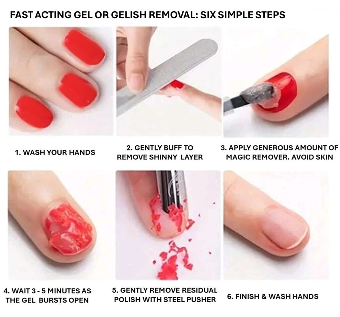 30ML Magic Gel Remover / Gelish Polish Remover