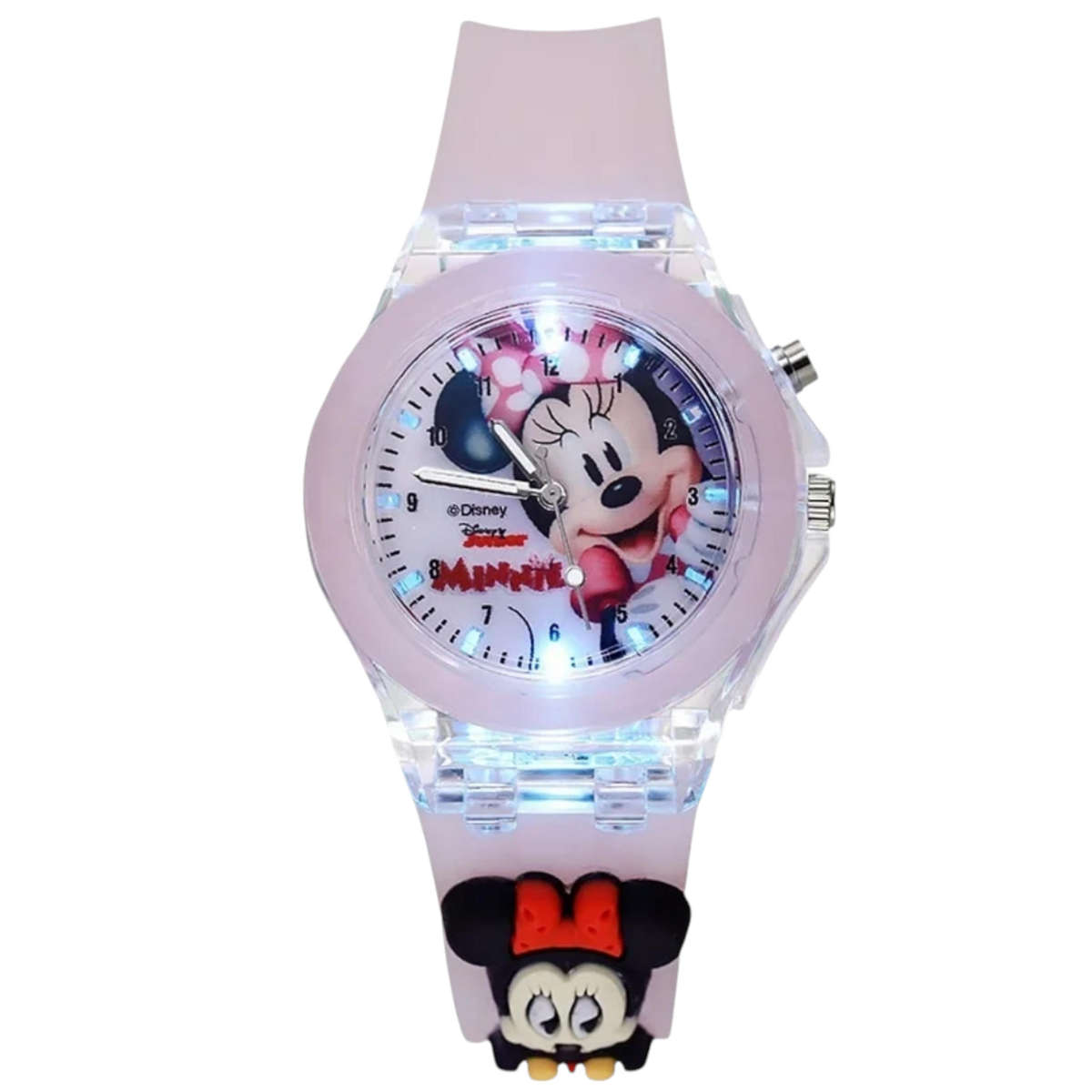 Kids Minnie Mouse Analogue Quartz Watch  Colorful and Comfortable Design
