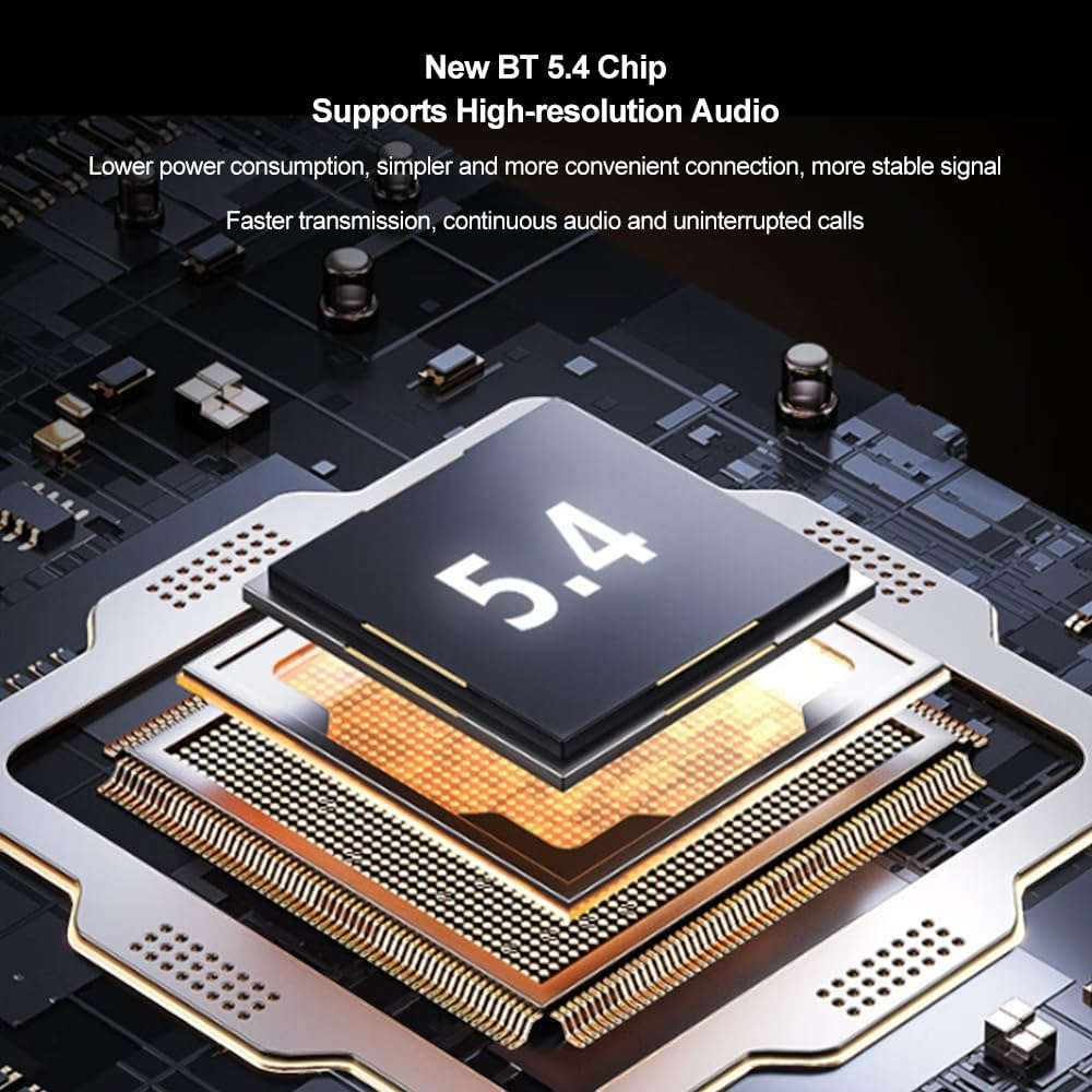 LENOVO - TH54 - Wireless Over-Ear Headphones With Immersive Sound Effect - White