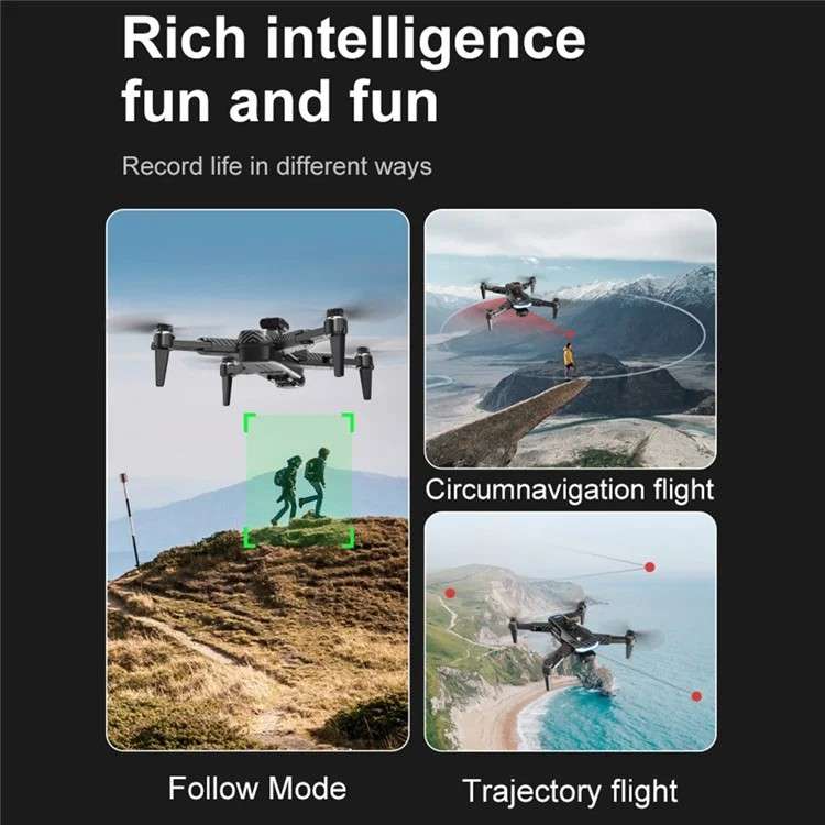 P17 PRO - Stable Hovering Quadcopter Drone With Return Home Function - Black