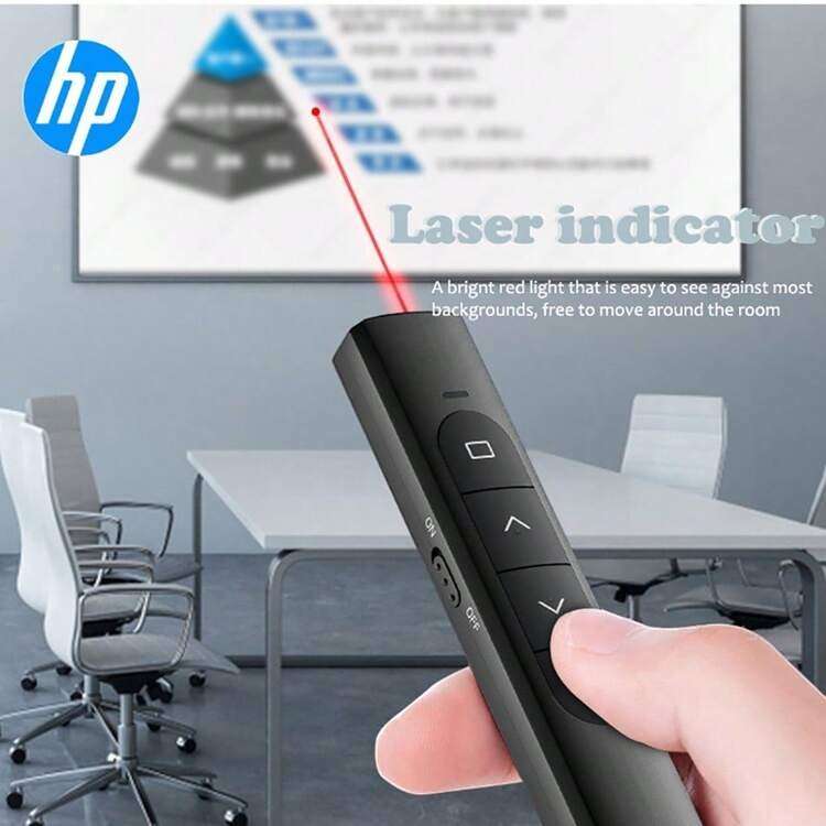 HP - SS10 - Multifunctional Wireless Presentation Flip Pen - White