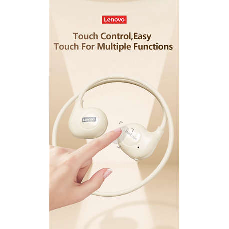 Lenovo Thinplus - XT95 - Wireless Bluetooth Bone Conduction Headset- White