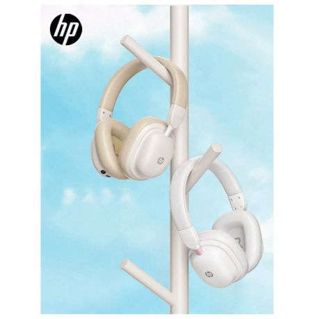 HP - H231R - Sleek Adjustable Bluetooth Gaming Headphones - Beige