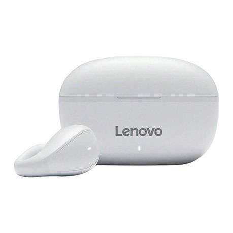 LENOVO - TC3403 - Noise Cancelling Earbuds With IPX4 Waterproof Rating - White