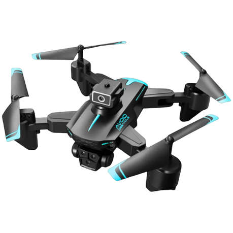 KY605S - Triple Adjustable Camera Drone With One Key Return Function - Blue
