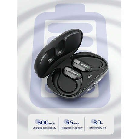 LENOVO THINKPLUS -XT80- Dual Connection Earphones With Function Keys- Black