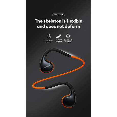 Lenovo ThinkPlus - X7- Bone Conduction Neckband Wireless Earphones - Black