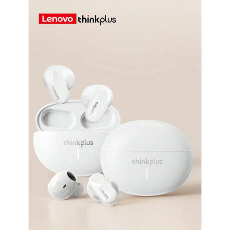 LENOVO - Thinkplus - LP19 - True Wireless Stereo In - Ear Earbuds - White