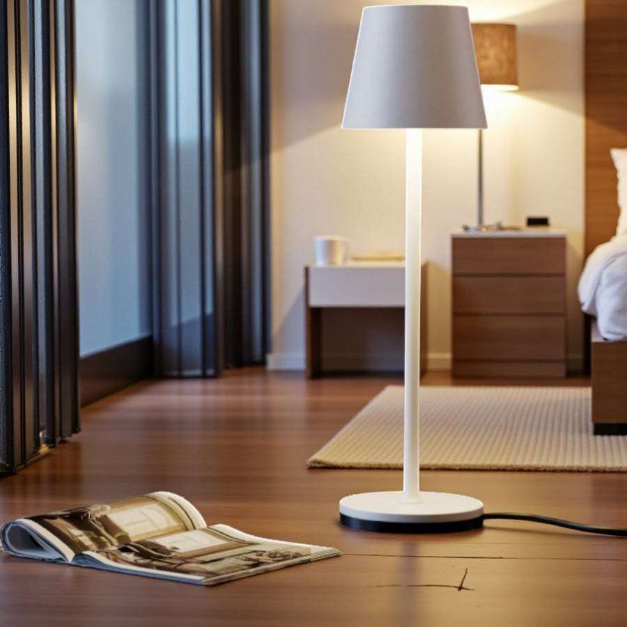 1 PC Wireless Table Lamp 5V Rechargeable - White