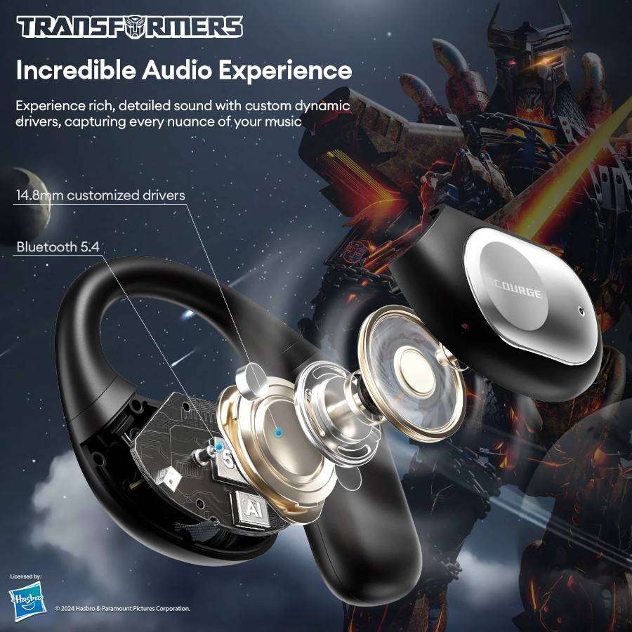 Transformers TF-T18 Optimus Primal Earphones - Black