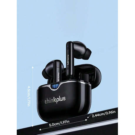 Lenovo Thinkplus - LP15 - Sweatproof Wireless Earbuds With Mic - Black