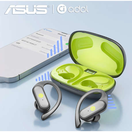 Asus - AS - G05 - Wireless Sports Open Air Conduction Earbuds - Black