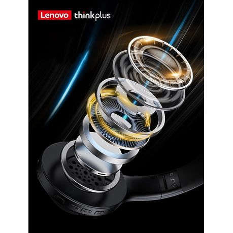 Lenovo ThinkPlus - TH10 - Wireless High-Quality Stereo Headphone - Black