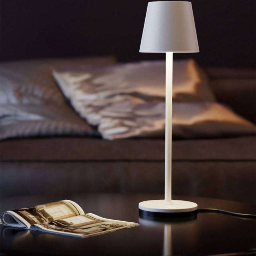 1 PC Wireless Table Lamp 5V Rechargeable - White