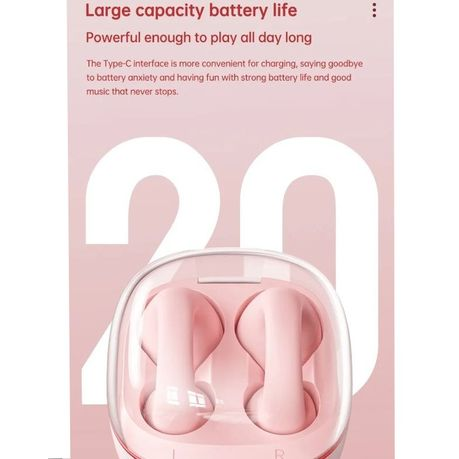 Lenovo ThinkPlus - LP13 - Wireless Ear Clip Design Earbuds With Mic - Pink