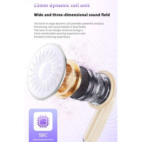 LENOVO - TC3303 - IPX4 Bluetooth Earbuds With Noise-Canceling Mic - White