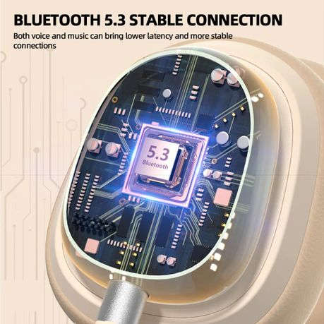 HP - H231R - Sleek Adjustable Bluetooth Gaming Headphones - Beige