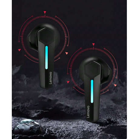 Lenovo Thinkplus - GM1B - HIFI Stereo Wireless Gaming Earbuds - Black