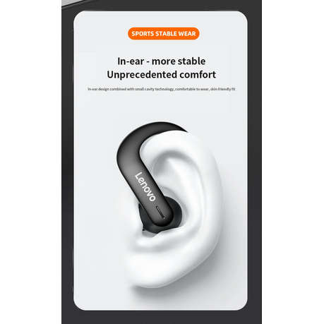LENOVO - Thinkplus - T50 - Premium Sound Quality Wireless Earbuds - Black