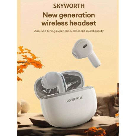SKYWORTH - SEP006 - Wireless Sweatproof Earbuds With Low - Latency Audio - Grey
