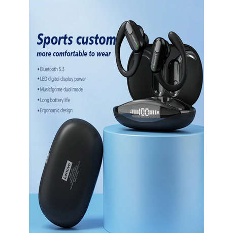 LENOVO THINKPLUS -XT80- Dual Connection Earphones With Function Keys- Black