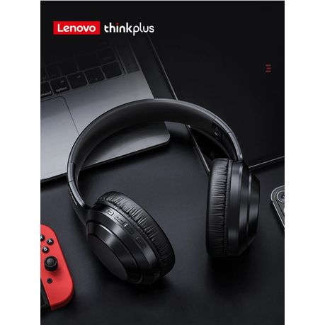 Lenovo ThinkPlus - TH10 - Wireless High-Quality Stereo Headphone - Black