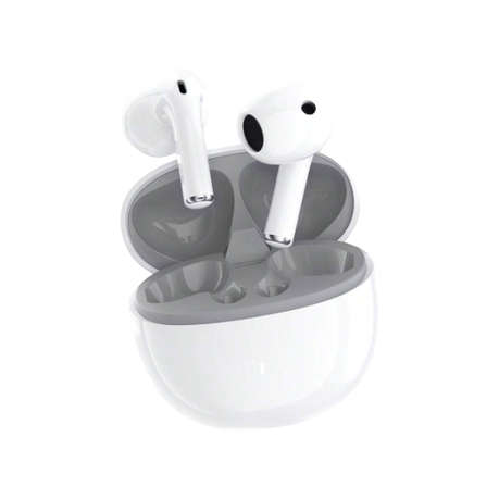 Asus - AS-UI - Semi-In-Ear Wireless Earbuds With Microphone -White Grey