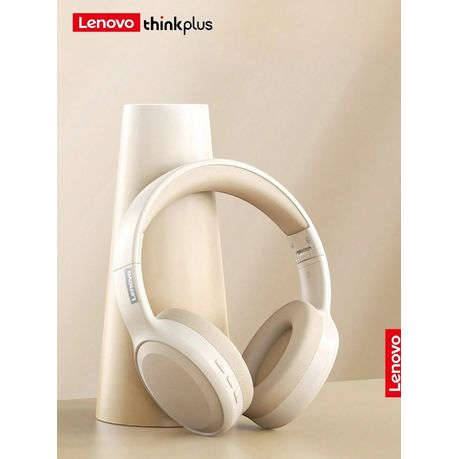 Lenovo TH30 Advanced Noise-Cancelling Dual power Gaming Headphones - White