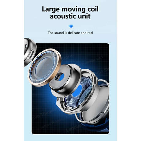 Lenovo Thinkplus - LP15 - Sweatproof Wireless Earbuds With Mic - Black