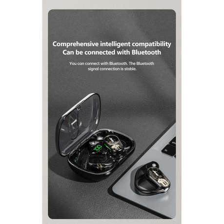 JEEP - EC016 - Hybrid Technology Earbuds with 360 Surround Sound - Black