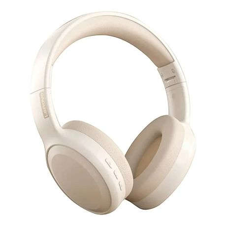 Lenovo TH30 Advanced Noise-Cancelling Dual power Gaming Headphones - White