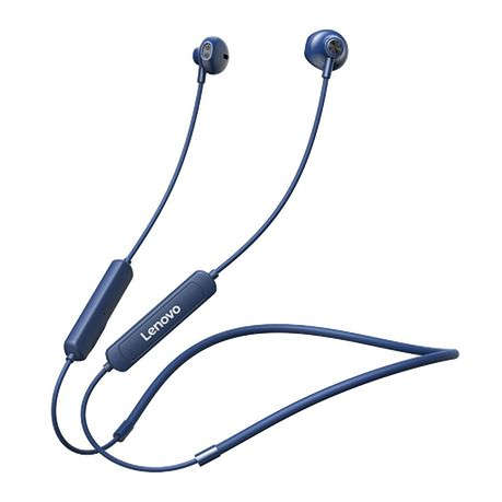 Lenovo - SH1 - Wireless Neckband Headphone With Hybrid Technology - Blue