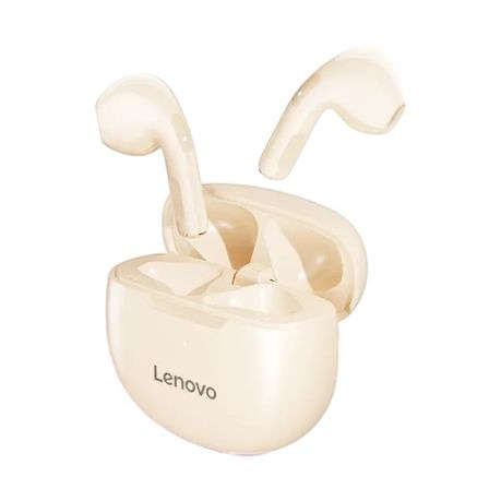 LENOVO - TC3303 - IPX4 Bluetooth Earbuds With Noise-Canceling Mic - White