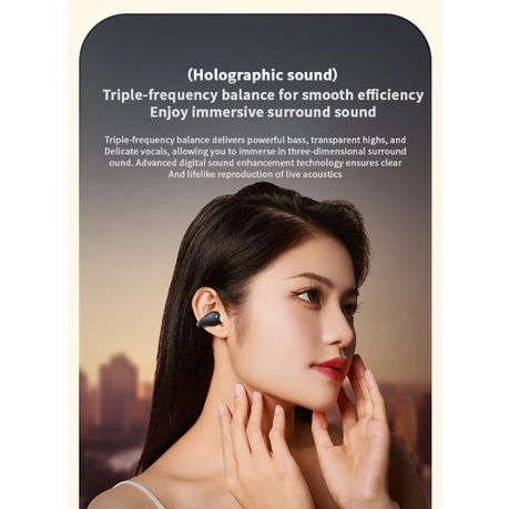 LENOVO - TC3403 - Noise Cancelling Earbuds With IPX4 Waterproof Rating - White