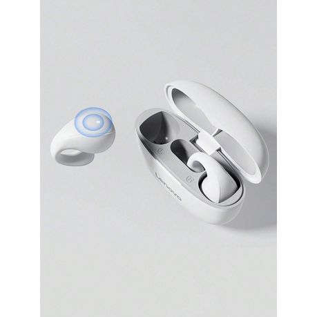 LENOVO - TC3403 - Noise Cancelling Earbuds With IPX4 Waterproof Rating - White