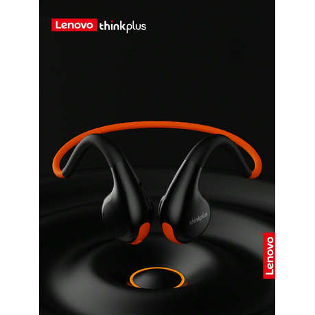 Lenovo ThinkPlus - X7- Bone Conduction Neckband Wireless Earphones - Black