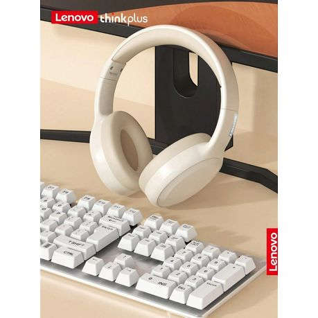 Lenovo TH30 Advanced Noise-Cancelling Dual power Gaming Headphones - White