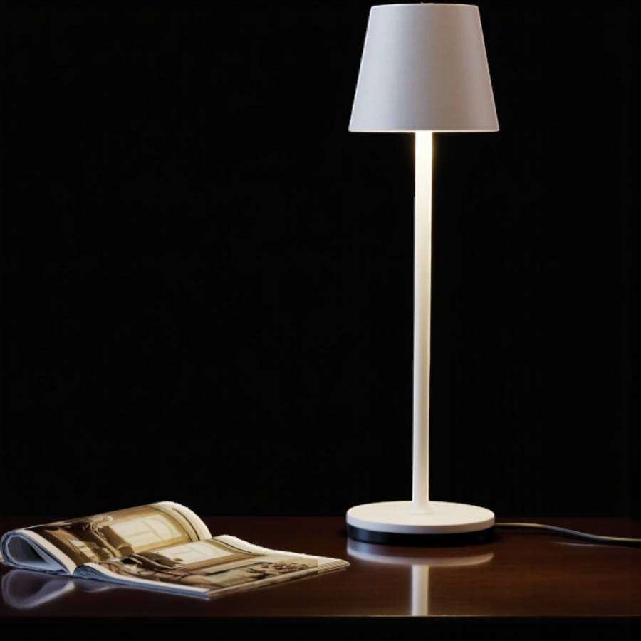 1 PC Wireless Table Lamp 5V Rechargeable - White