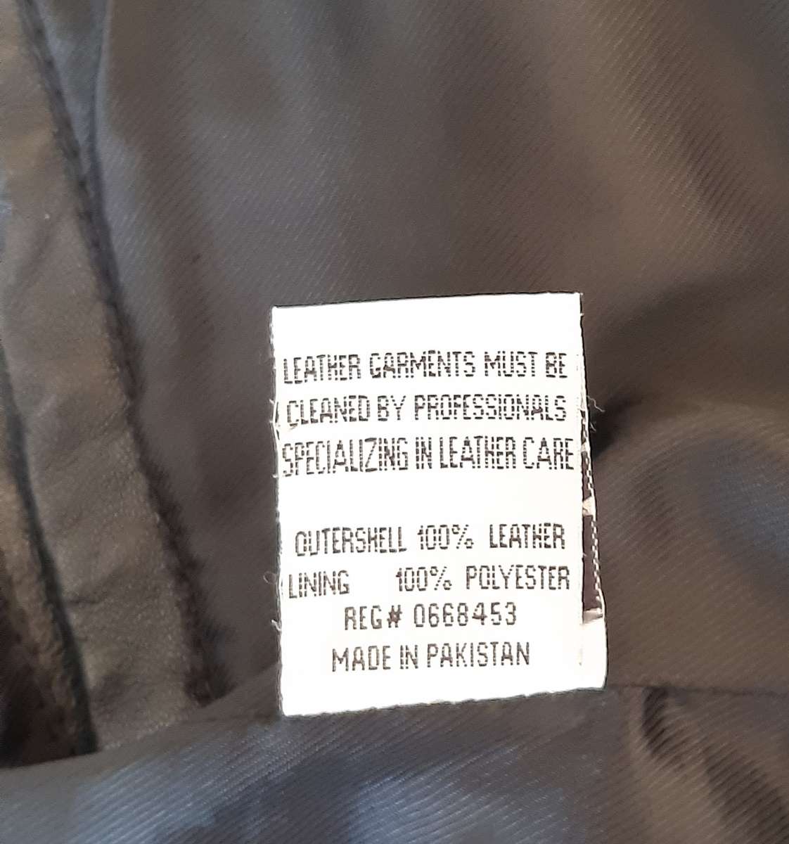 Vertigo ladies black leather jacket