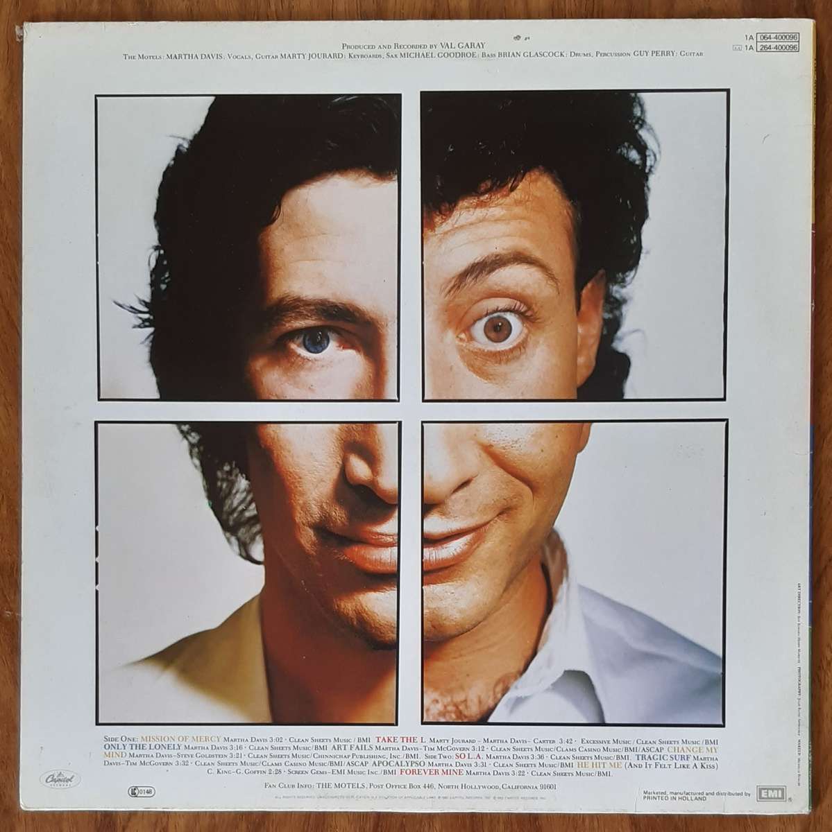 The Motels - All Four One - Vintage Vinyl LP