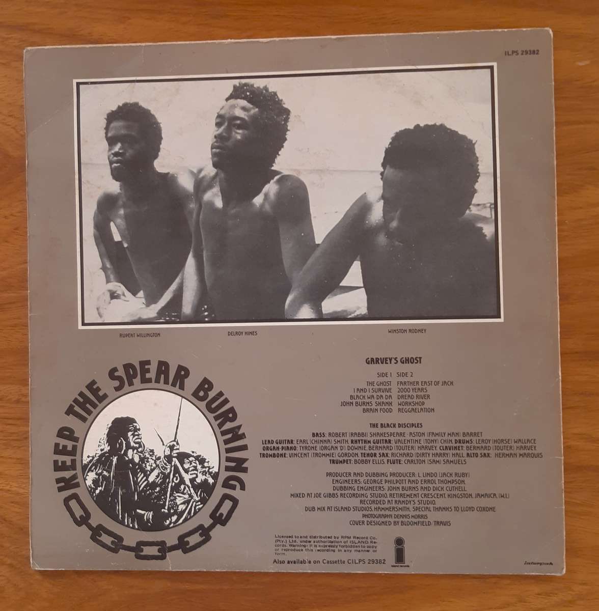 Burning Spear - Garvey's Ghost - Vintage Vinyl LP Record